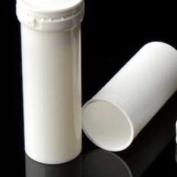 Tube for rounded effervescent tablets